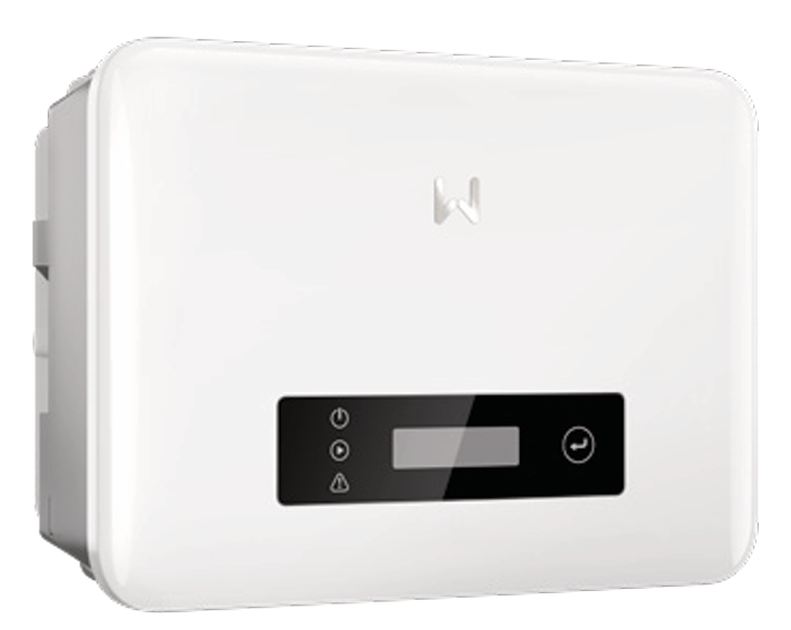 Inverter monofase 2,5kW on grid, 1 MPPT, IP65.Sezionatore DC, antenna Wi-Fi&Lan. Funzione immissione zero potenza in rete. AFCI e scaricatori DC inclusi. 10 anni di garanzia. CEI 0-21 - GW-2500-XS-30