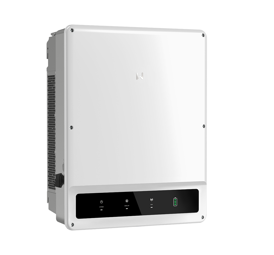 Inverter trifase ibrido bidirezionale con battery manager 20kW, 2 MPPT, IP65, 2 x RS485, sezionatore DC, WiFi per monitoraggio da remoto,  smart energy meter trifase, cavi collegamento comunicazione con energy meter e batterie. Funzione immissione zero potenza in rete . 10 anni di garanzia. CEI 0-21/CEI 0-16 - GW20K-ET
