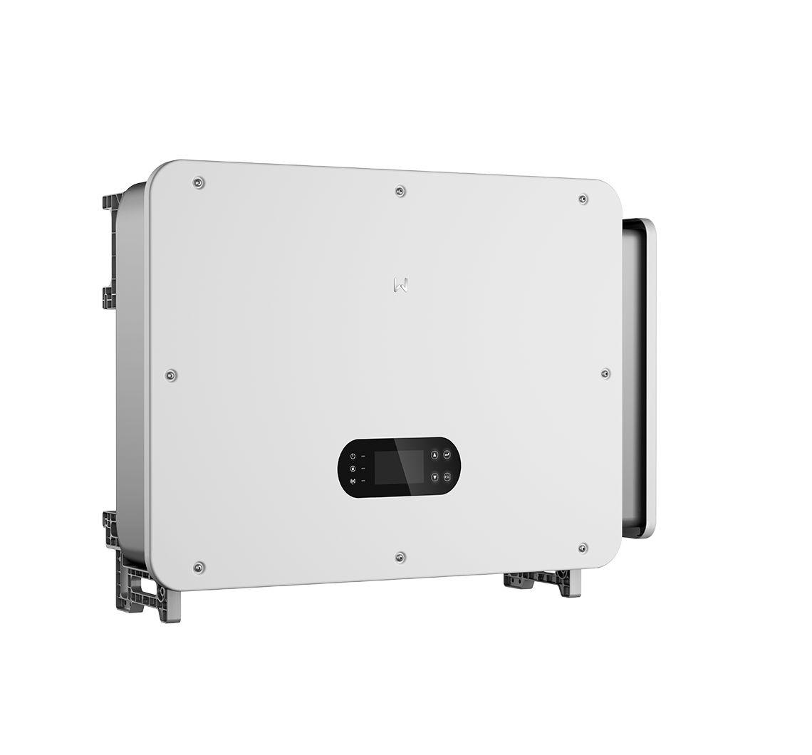 Inverter trifase 80kW on grid 6 MPPT, IP66, RS485, Lan, Wifi, Bluetooth.  Con monitoraggio di stringa. Sezionatori DC, scaricatori lato DC in classe II, scaricatori lato AC classe II. CEI 0-21 / CEI 0-16 - GW80K-SMT